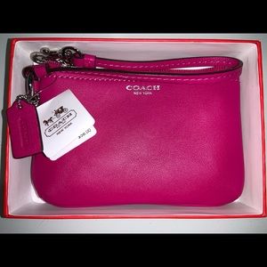 Small coach wristlet